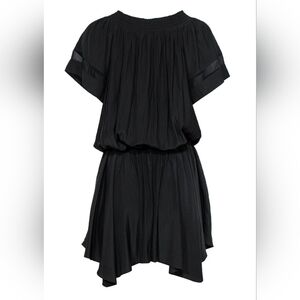 Ramy Brook Nwot Bateau Neckline Knee-Length A-line Dress In Black Size Small